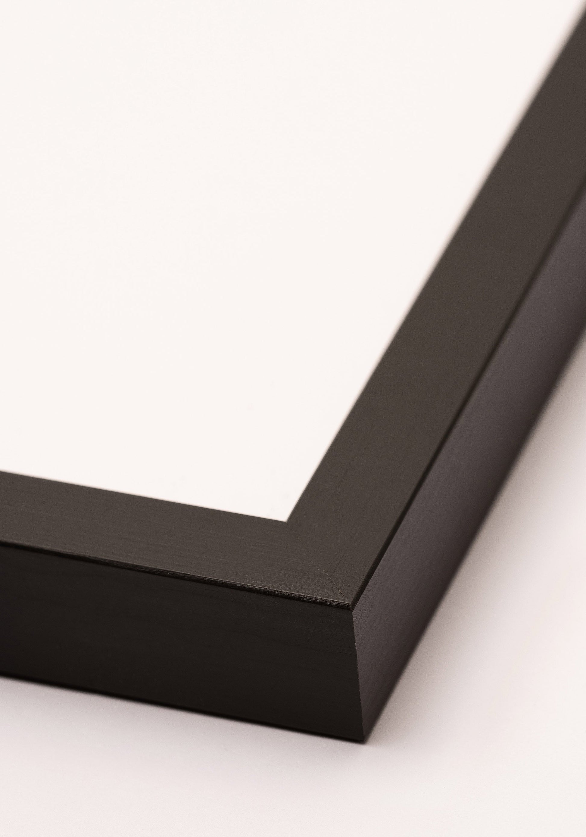 Sort Træramme, Kvadrat Plakat