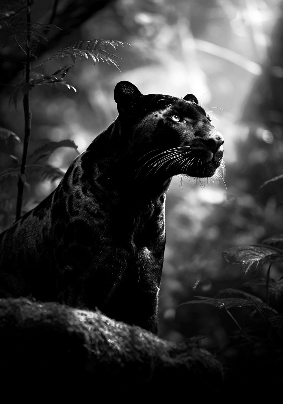 Majestic Black Panther Plakat