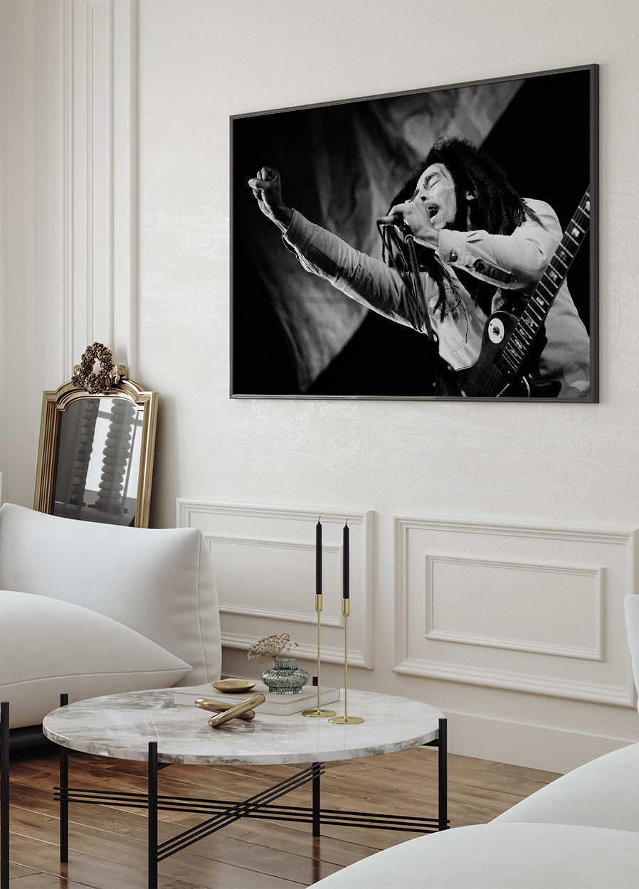 Bob Marley Live Plakat - Posterbox.dk