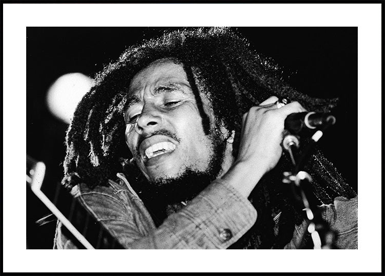 Bob Marley Live Portrait Plakat - Posterbox.dk