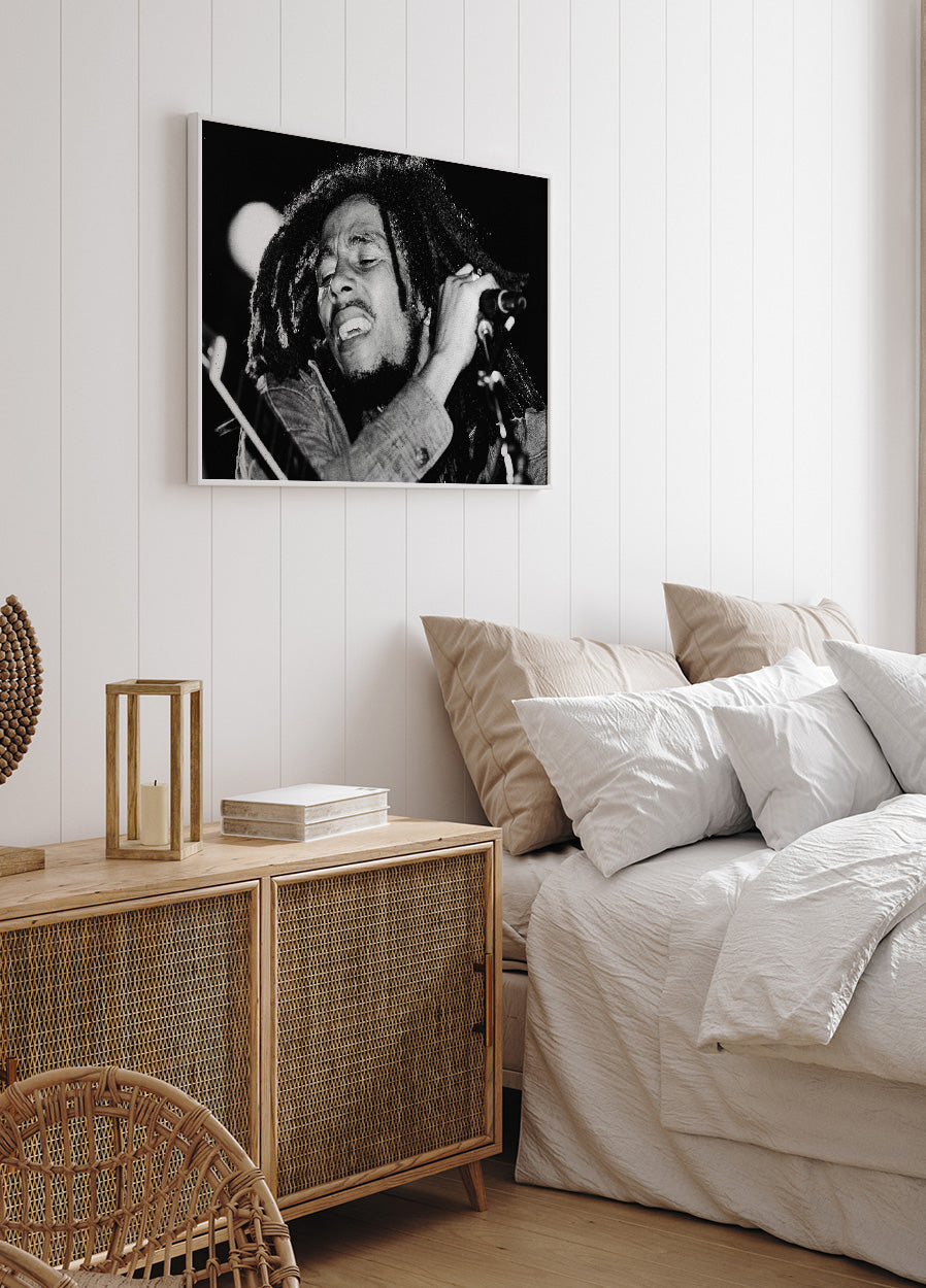Bob Marley Live Portrait Plakat - Posterbox.dk