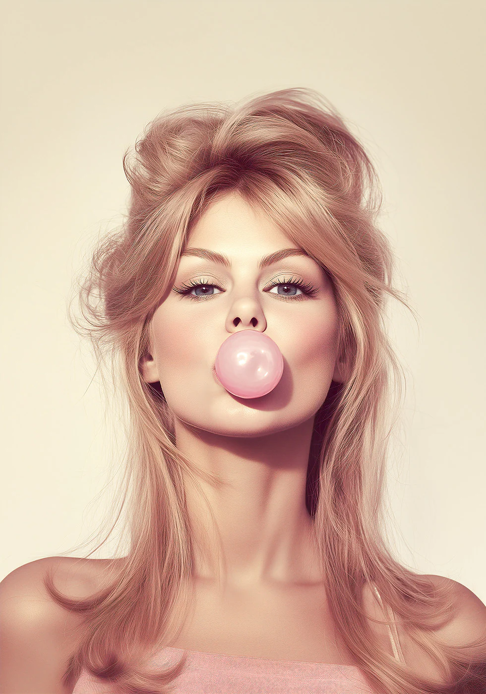 Retro Bubble Gum Plakat