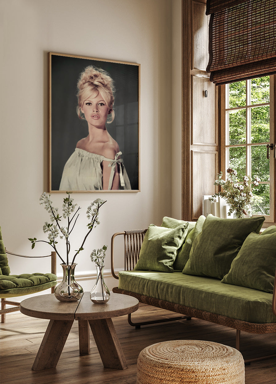 Brigitte Bardot Portrait Plakat - Posterbox.dk