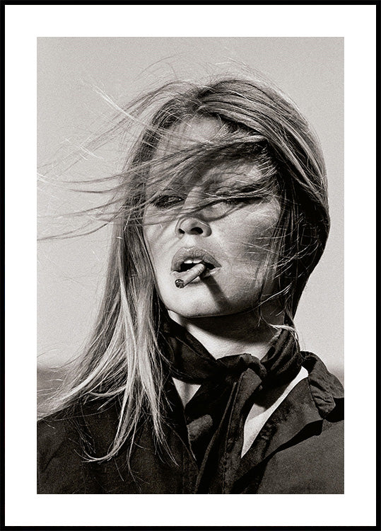 Brigitte Bardot Portrait Plakat - Posterbox.dk