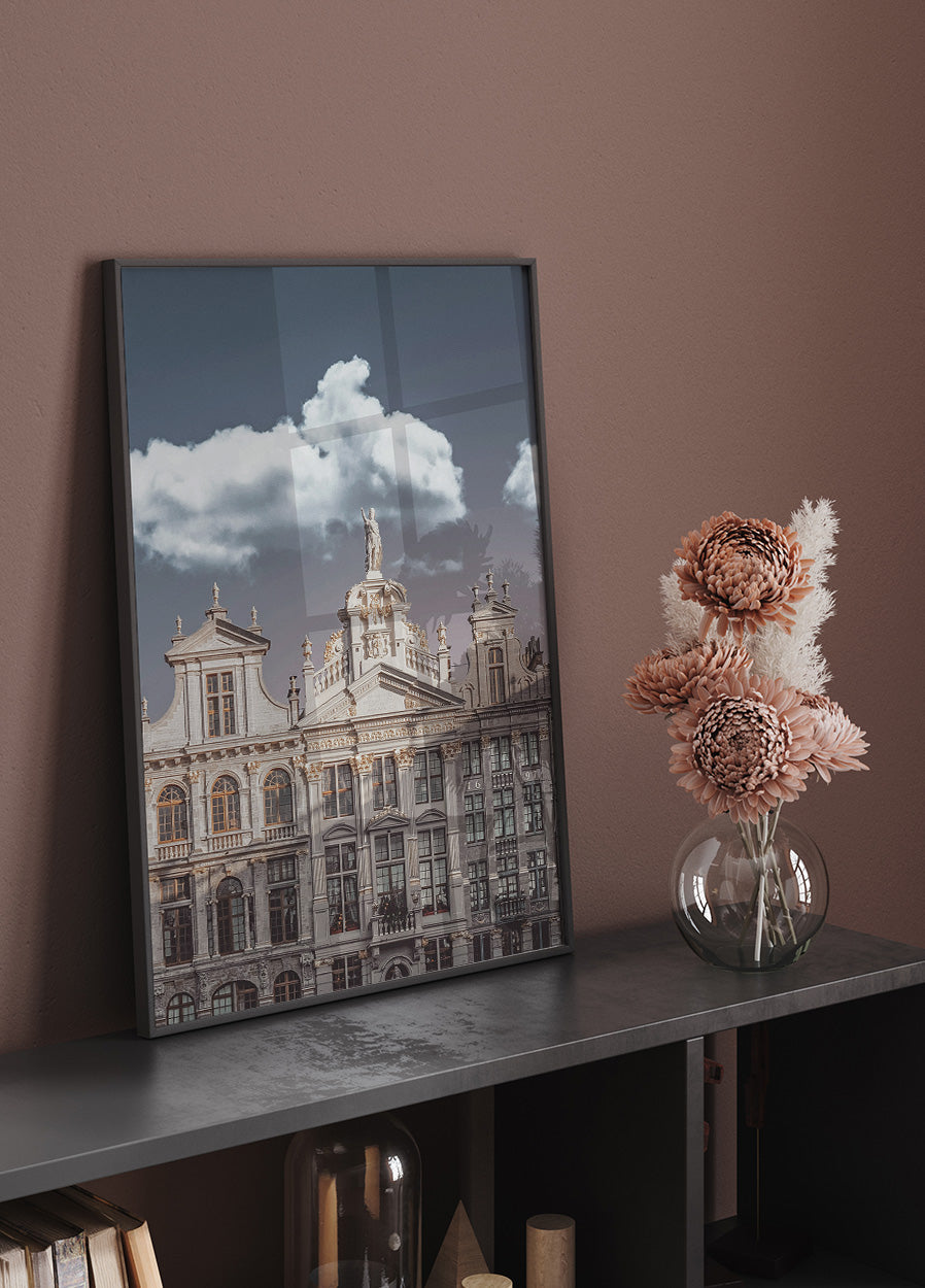 Buildings in Brussels Plakat - Posterbox.dk