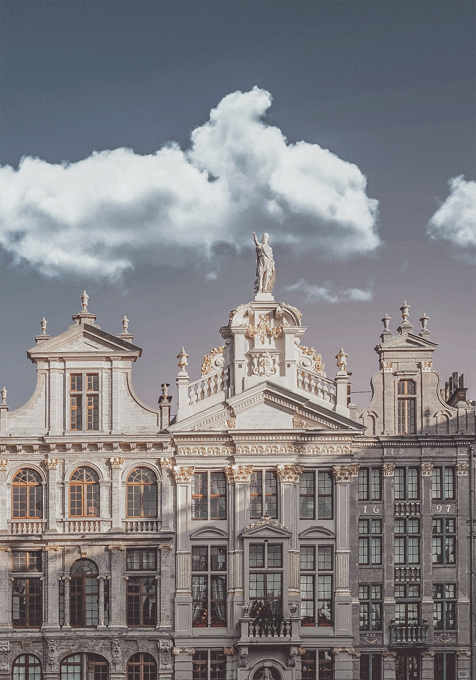 Buildings in Brussels Plakat - Posterbox.dk