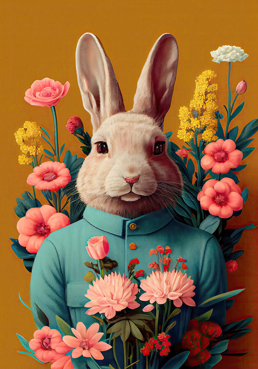 Bunny in Bloom Plakat