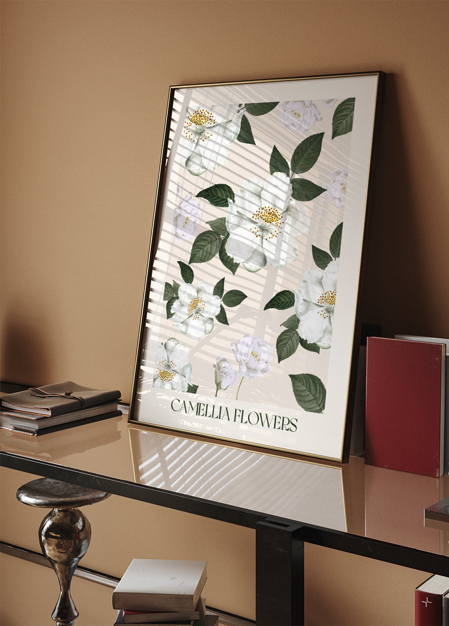 Camellia Flowers Plakat - Posterbox.dk