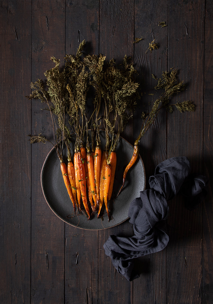 Roasted carrots Plakat