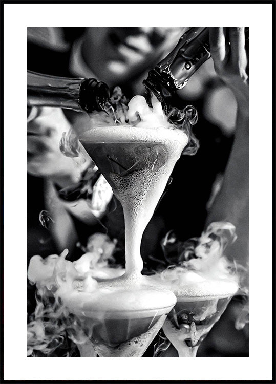 Champagne Fountain Plakat - Posterbox.dk