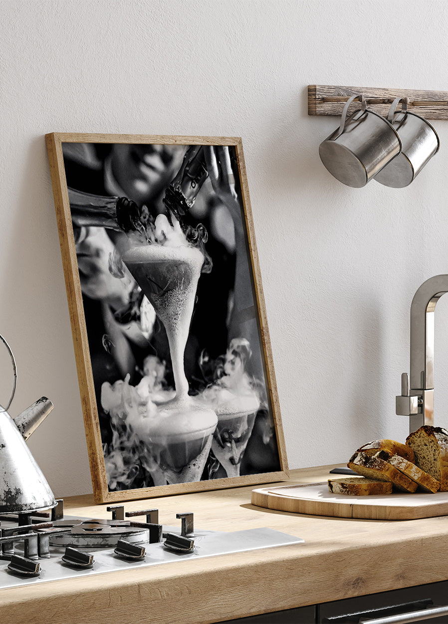 Champagne Fountain Plakat - Posterbox.dk