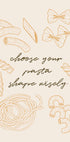 Choose Your Pasta Plakat - Posterbox.dk
