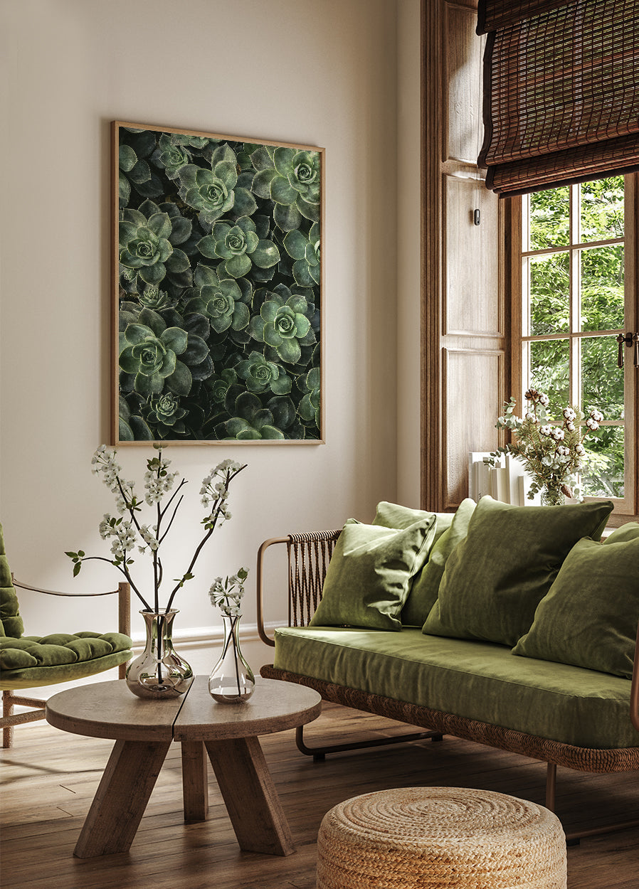 Close Up Green Plakat - Posterbox.dk