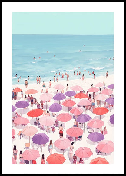 Coastal Beach Aesthetic Plakat