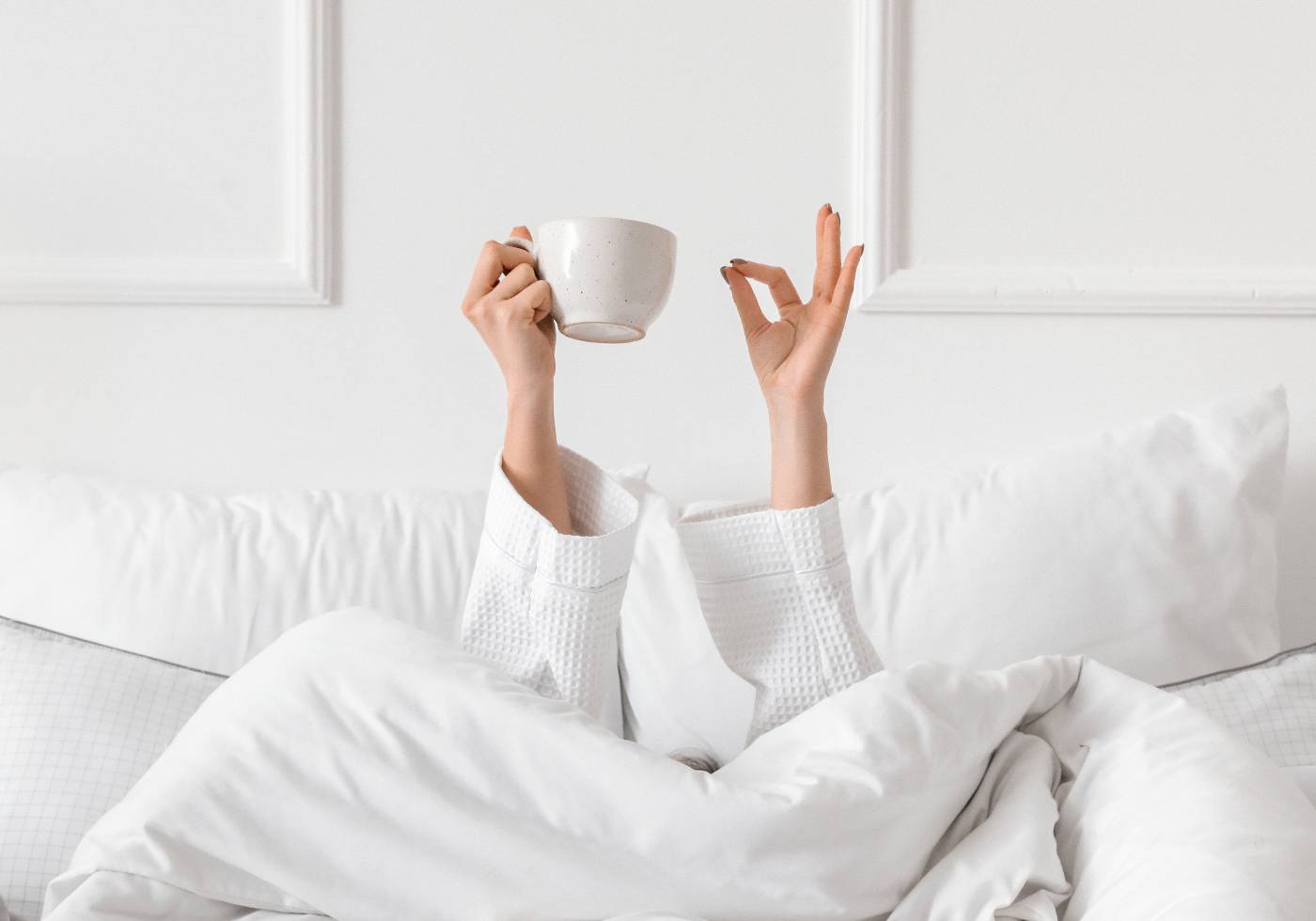 Kaffe i Sengen Plakat - Posterbox.dk