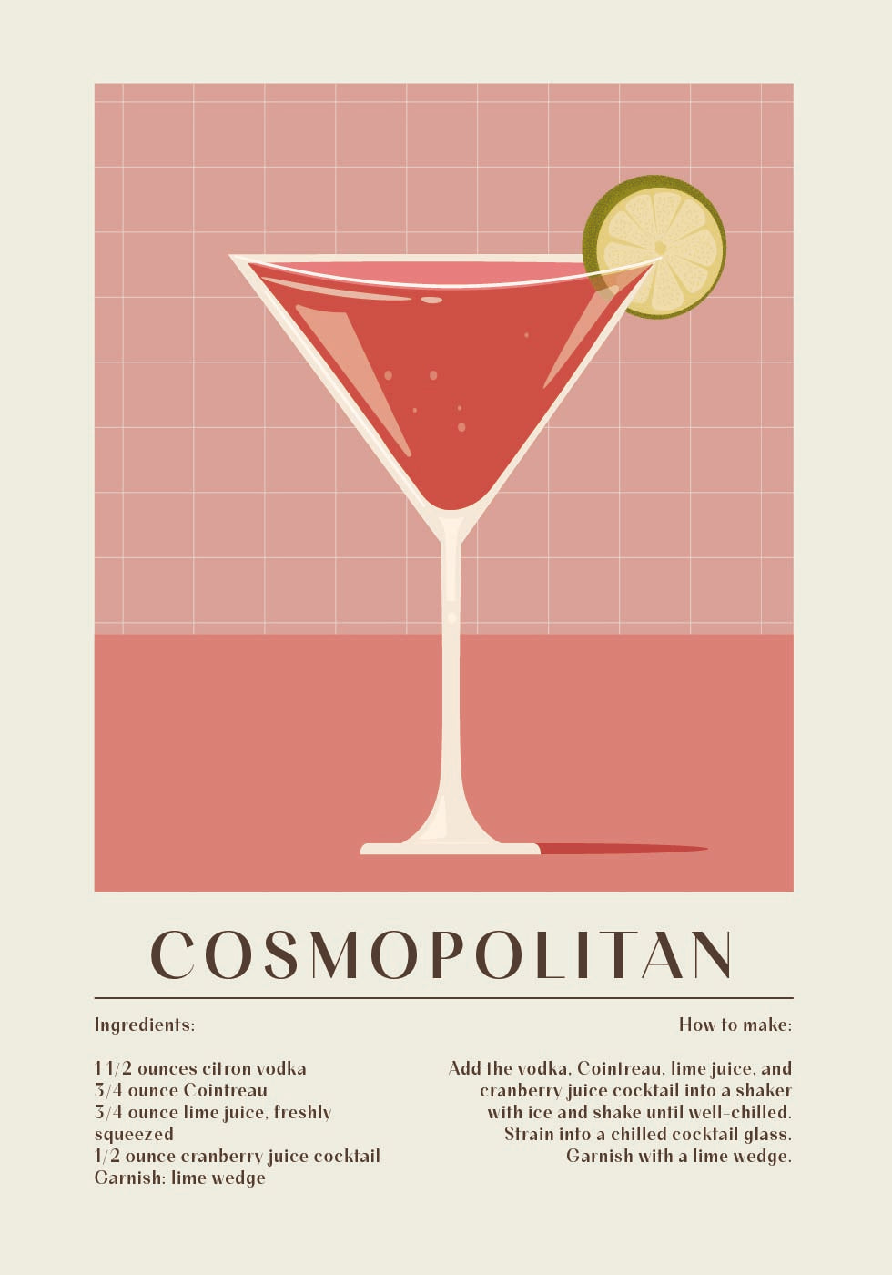 Cosmopolitan Plakat - Posterbox.dk