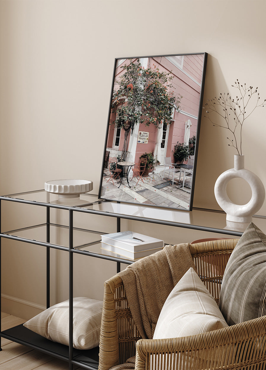 Cozy Streetview On Nafplio Plakat - Posterbox.dk