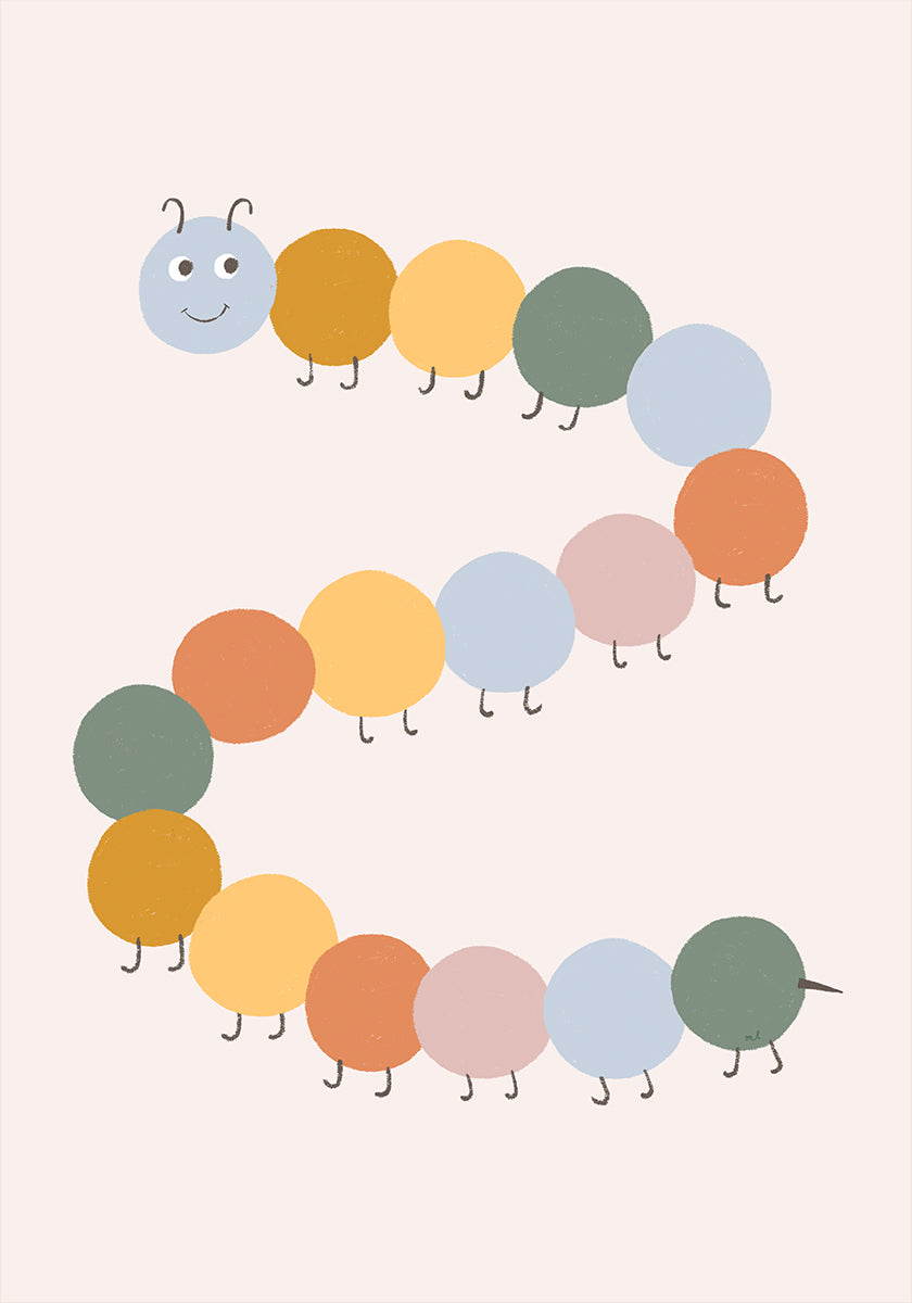 Cute Catterpilar Ratio2x3 Plakat