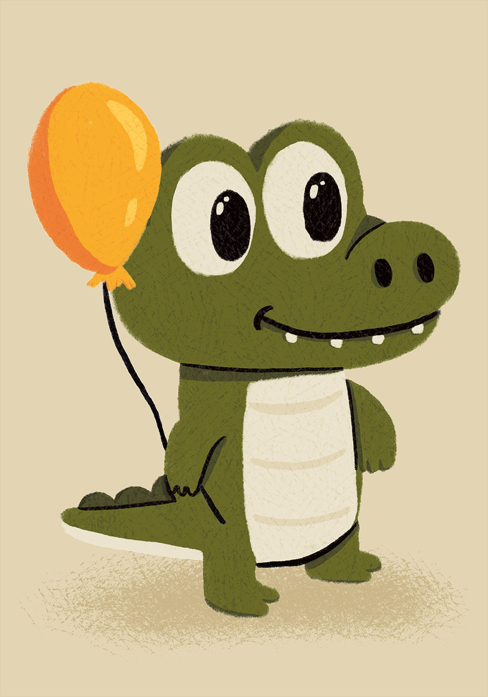 Cute Crocodile Plakat