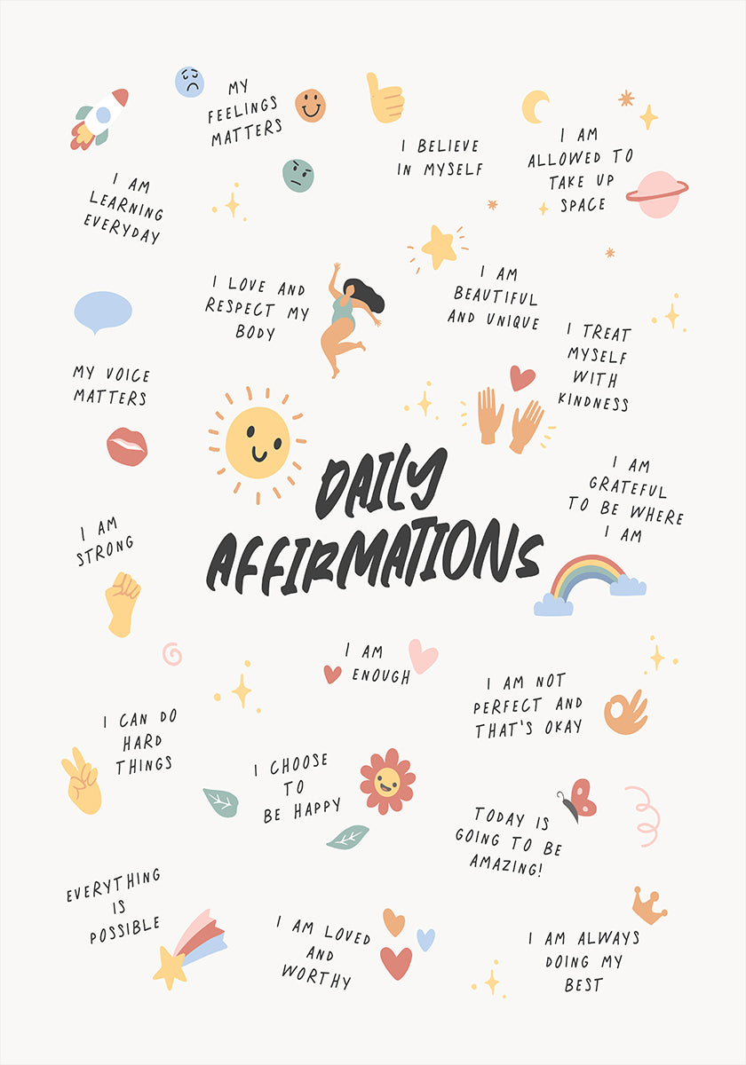 Daily Affirmations No2 Plakat