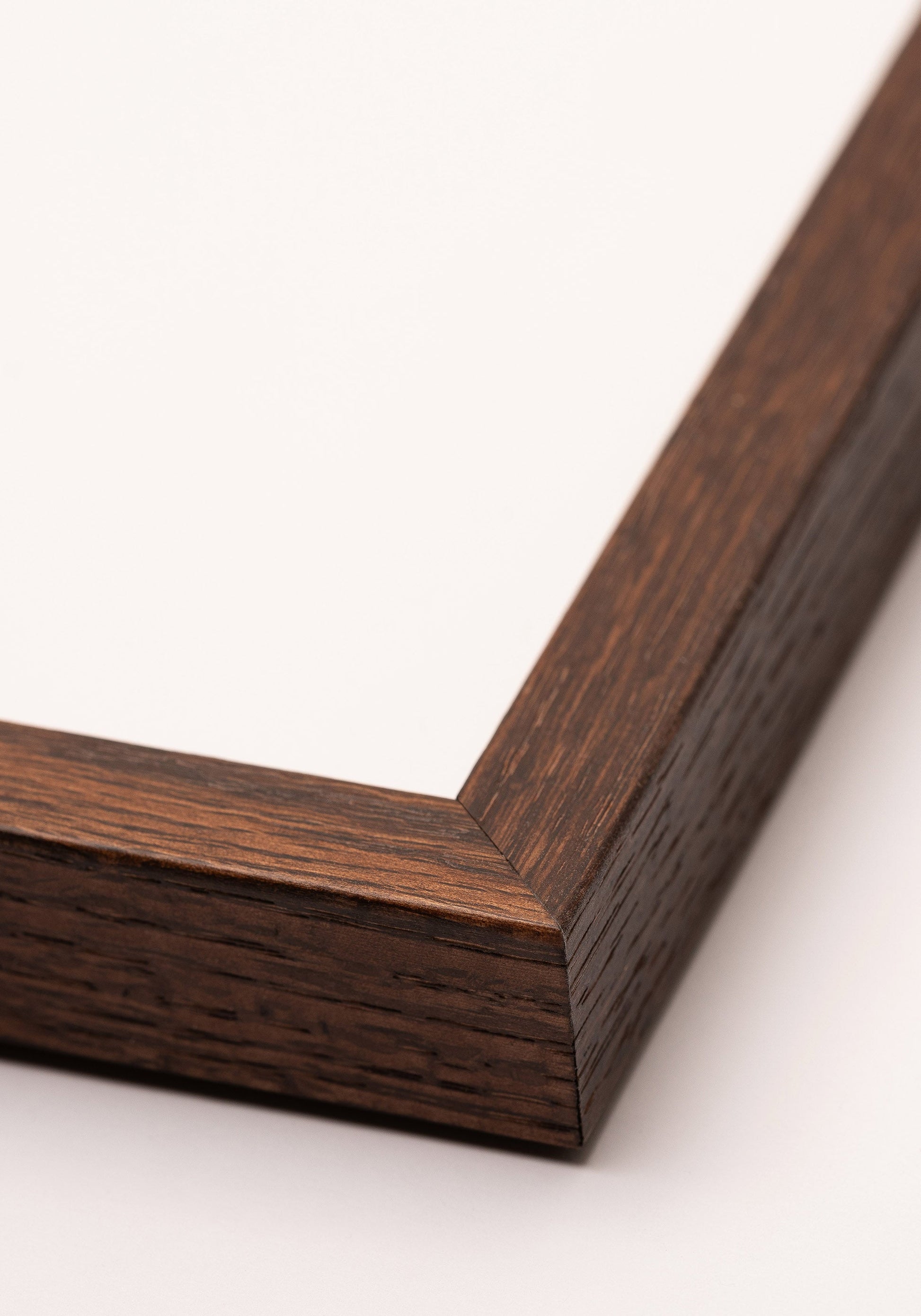 Mørkebrun Træramme, Kvadrat Plakat