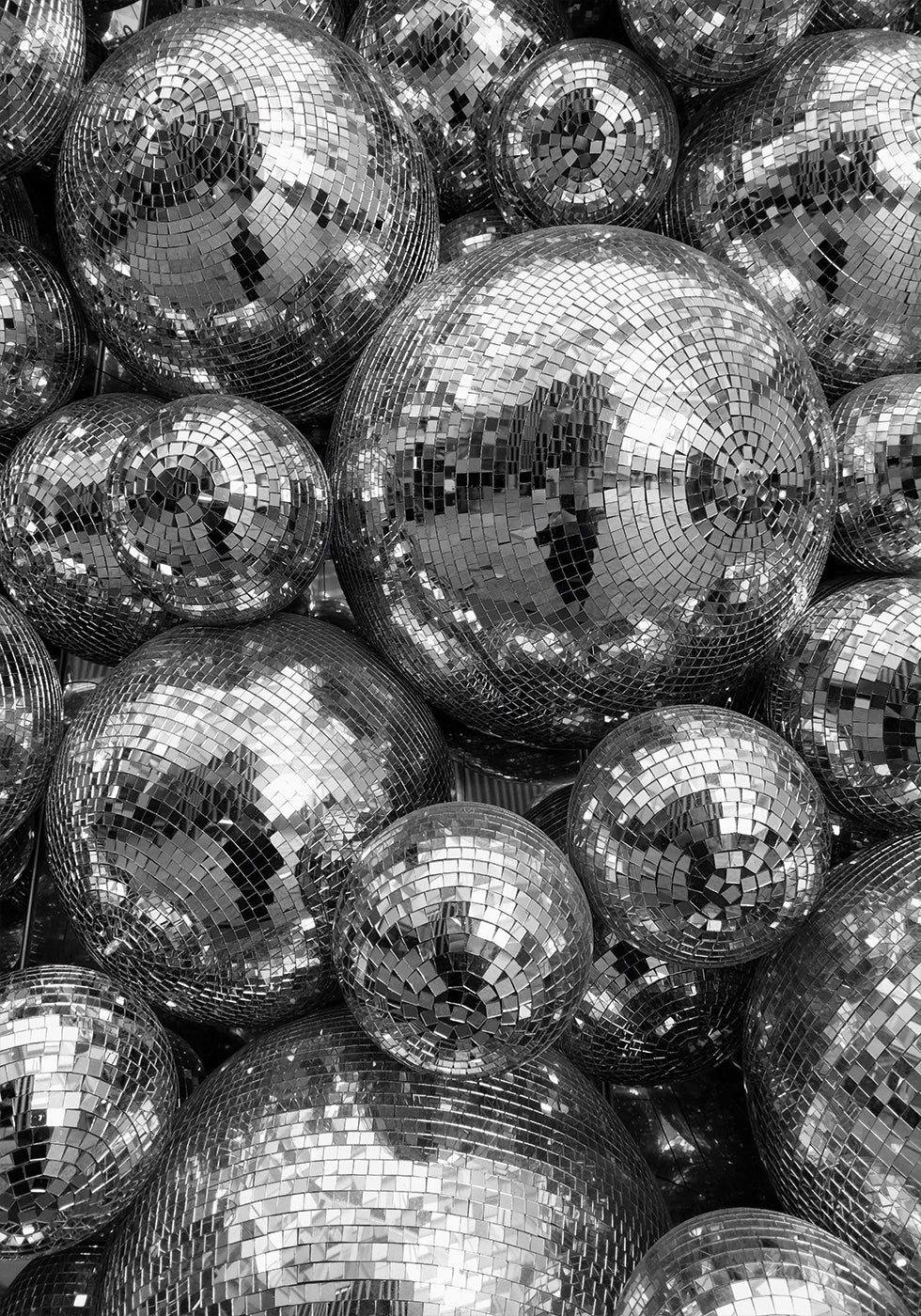Reflective Disco Balls Plakat - Posterbox.dk