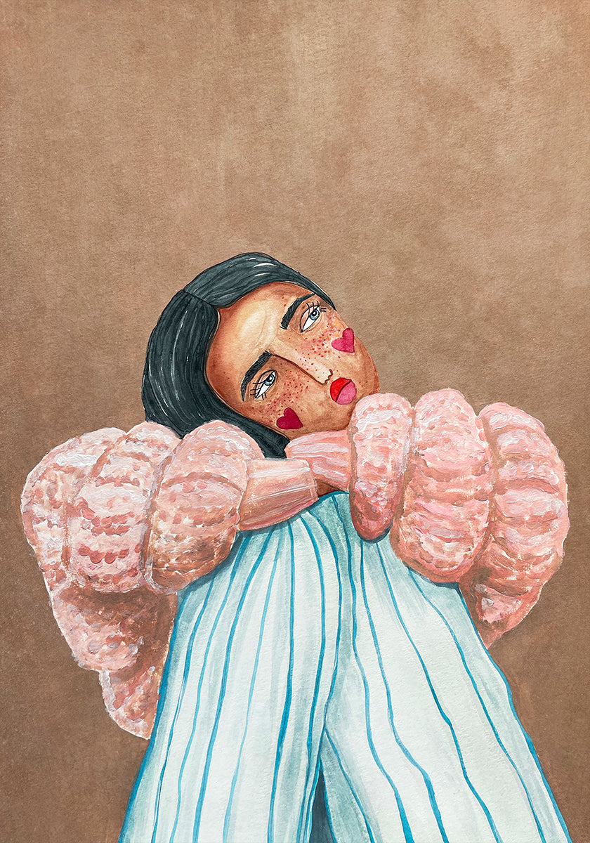 Dreaming girl Plakat