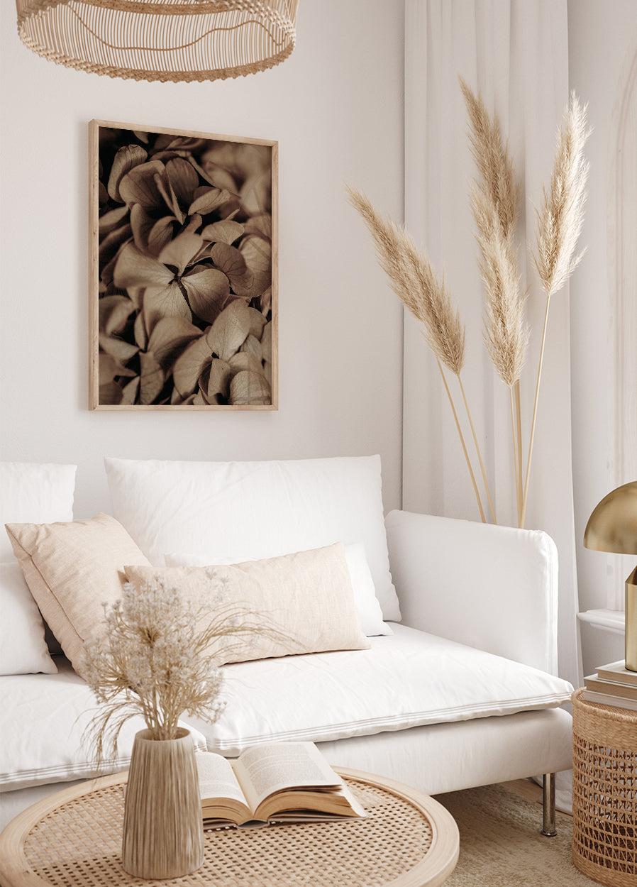 Dried Hydrangea Plakat - Posterbox.dk