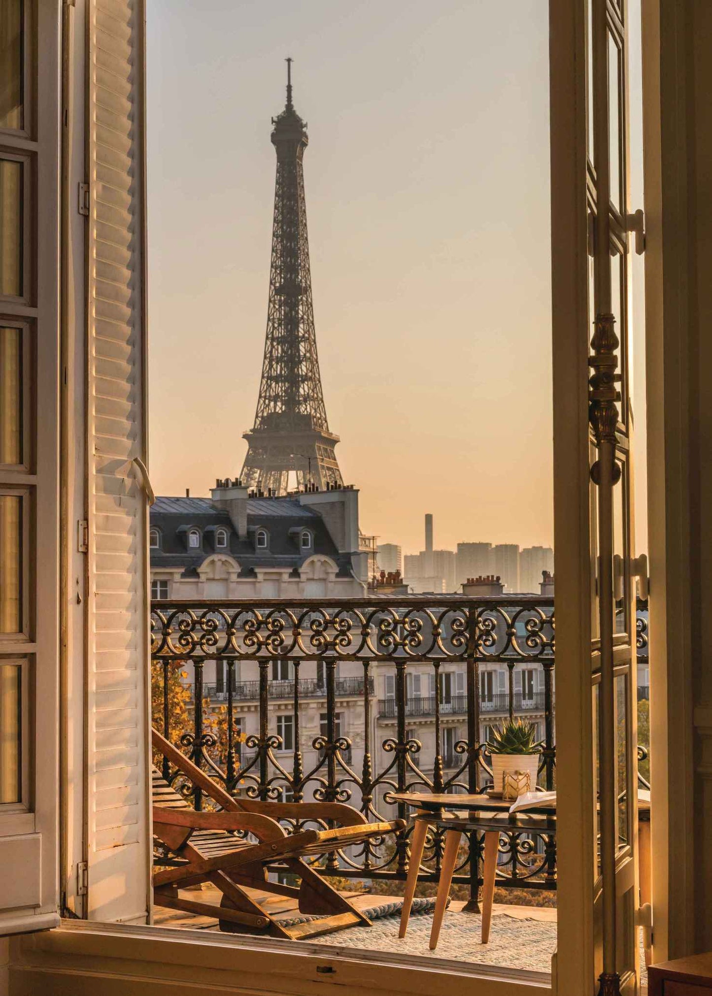 Eiffel Tower Balcony View Plakat