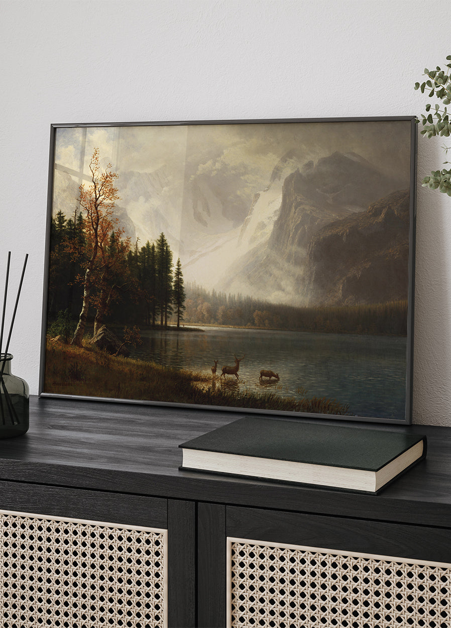 Estes Park Colorado Whyte's Lake By Albert Bierstadt Plakat - Posterbox.dk