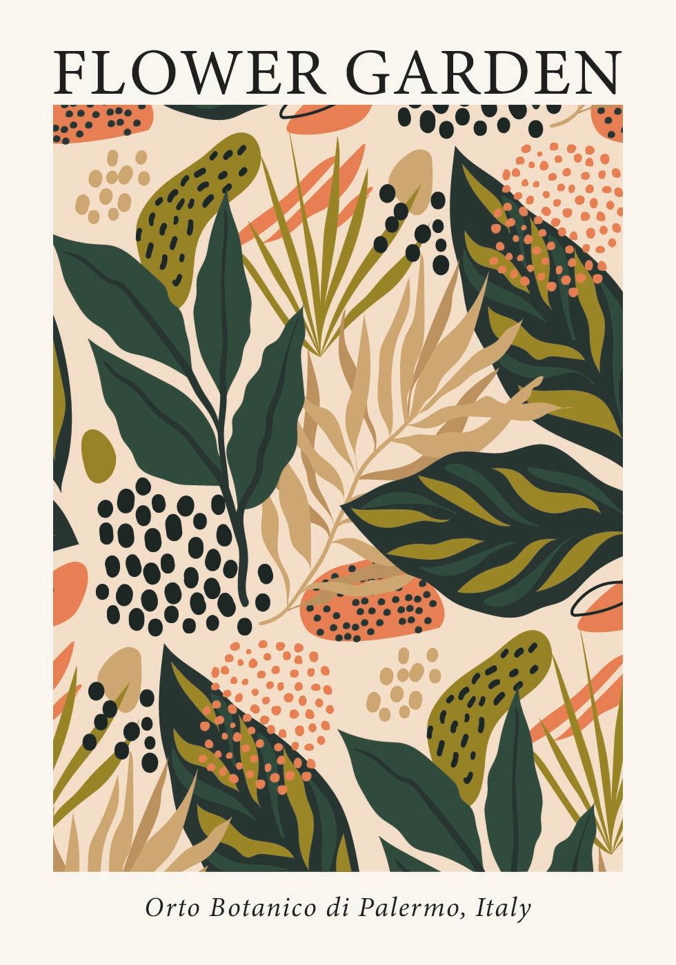 Flower Garden Palermo Plakat - Posterbox.dk