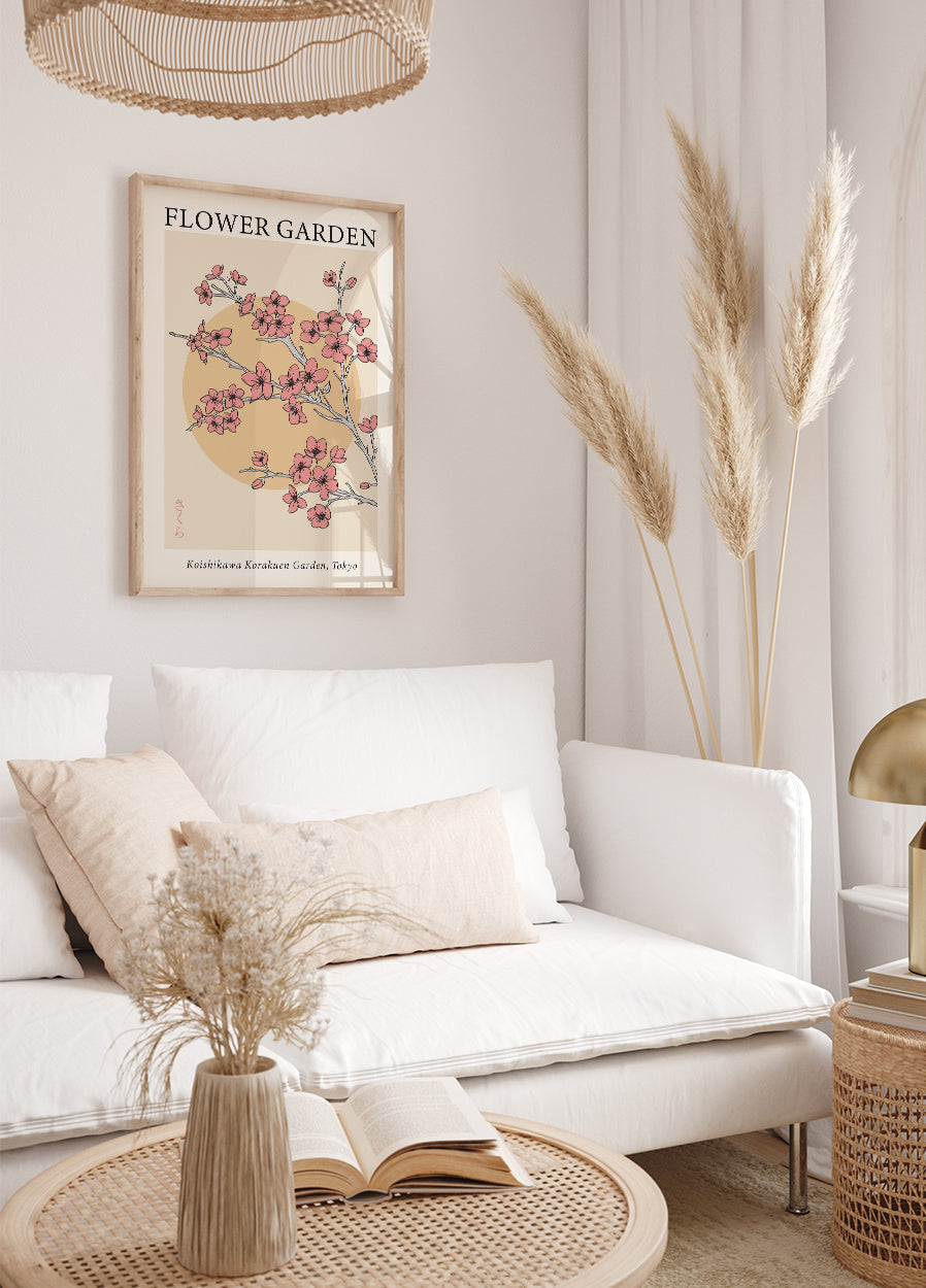 Flower Garden Tokyo Plakat - Posterbox.dk