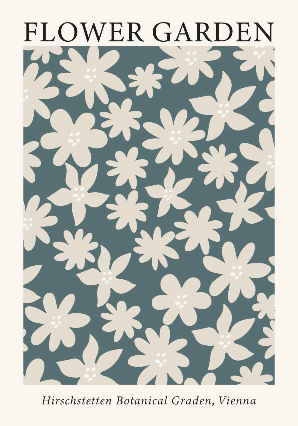 Flower Garden Vienna Plakat - Posterbox.dk