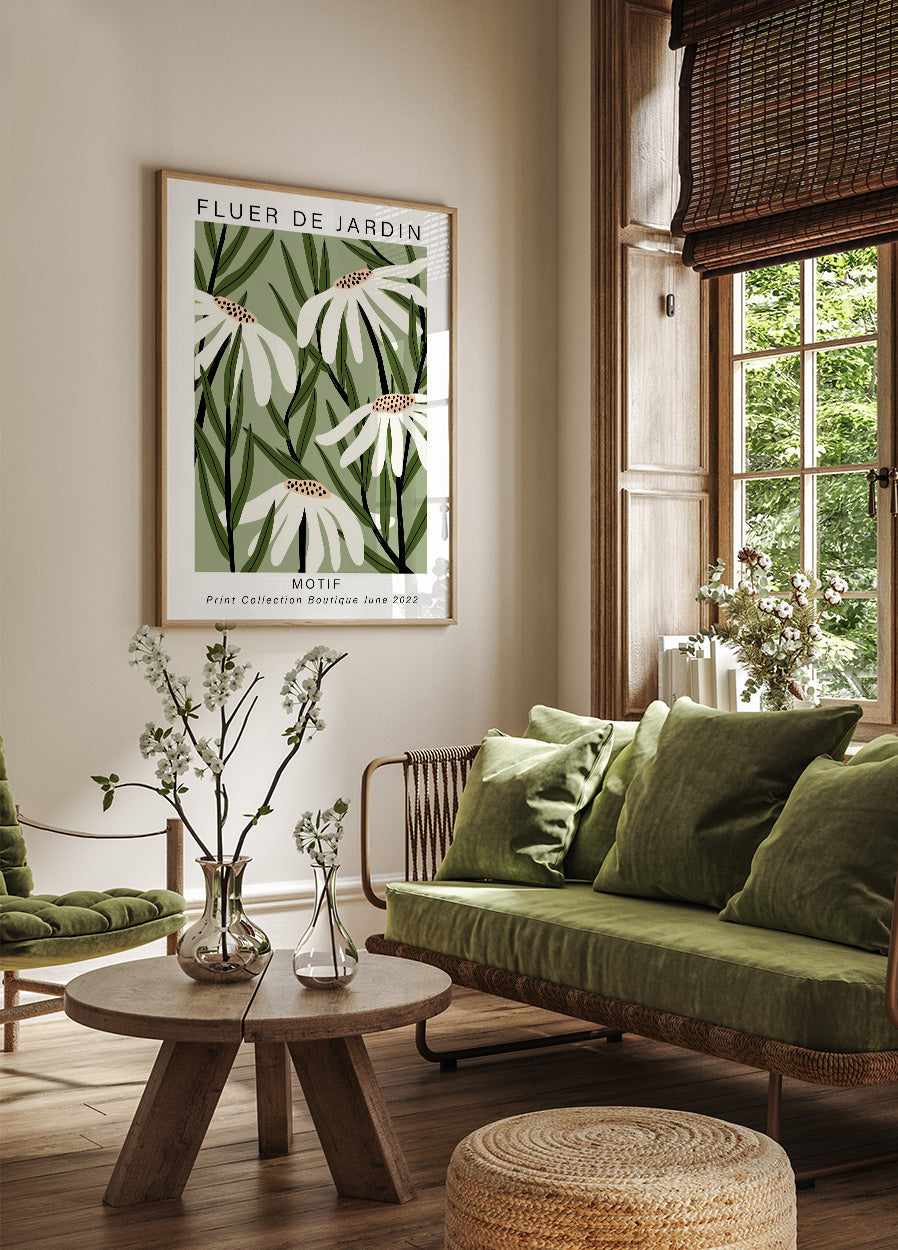 Fluer De Jardin Plakat - Posterbox.dk