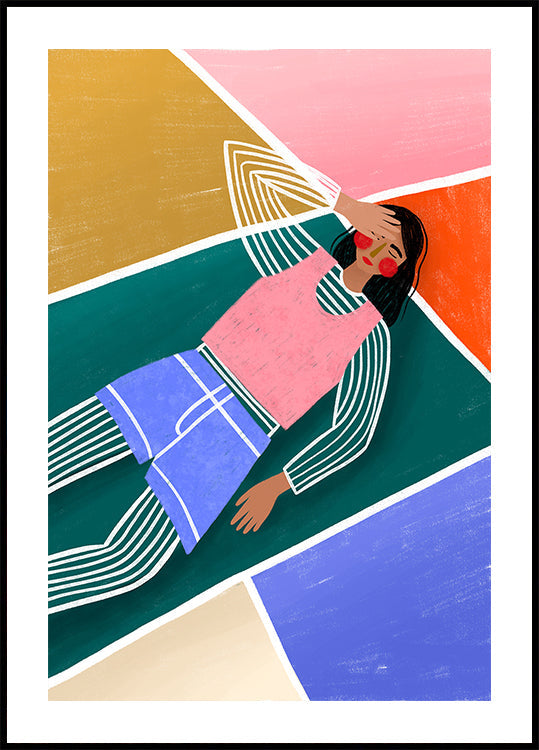 Vibrant Lady Resting