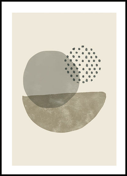 Abstract Shapes and Textures Plakat