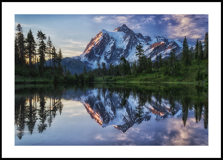 Sunrise on Mount Shuksan Plakat