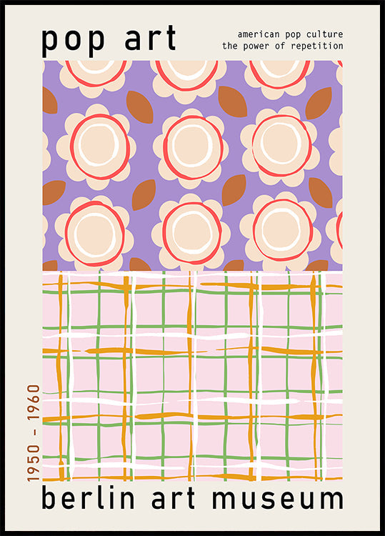Berlin Art Museum Pop Art Plakat
