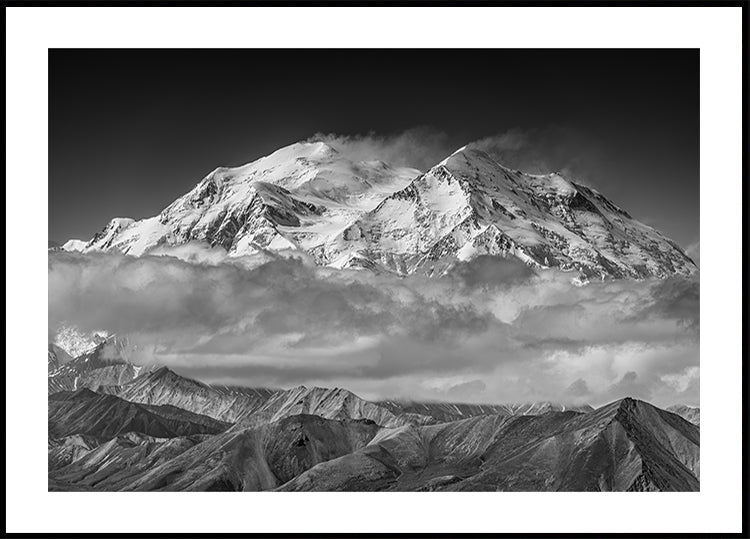 Denali from the opposing ridge line Plakat