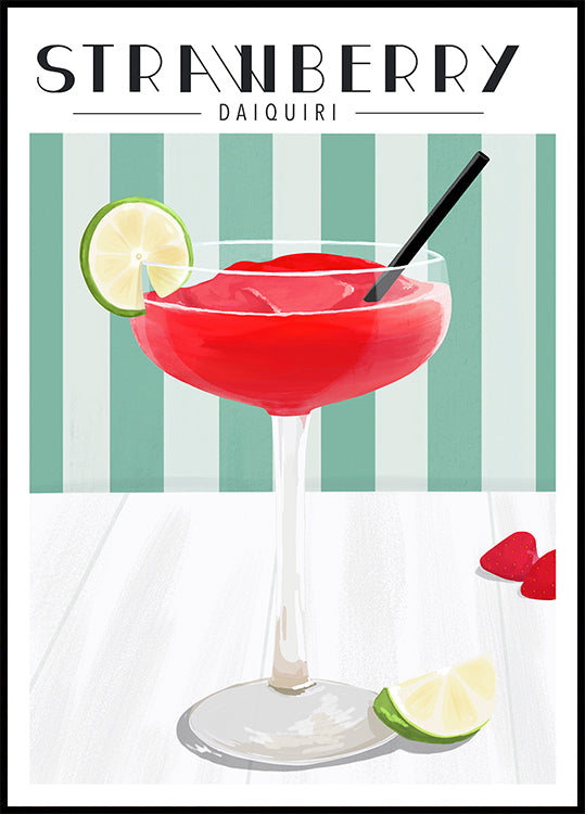 Strawberry Daiquiri Plakat