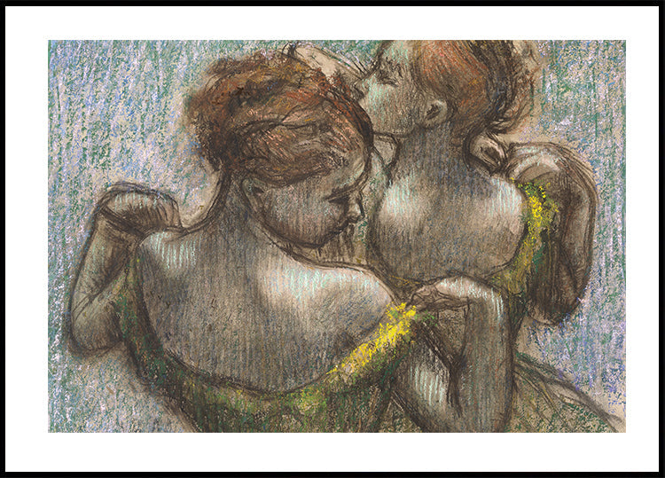 Two Dancers Half-length By Edgar Degas Plakat - Posterbox.dk