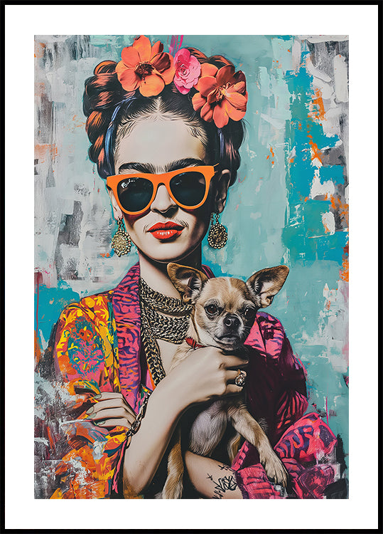 Frida Chihuahua Plakat