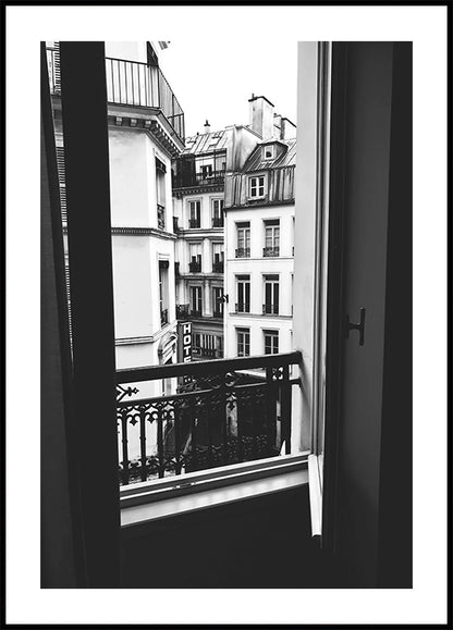 Parisian Window View Plakat