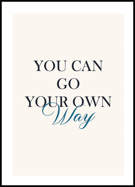 Empowerment Journey Personalized Plakat