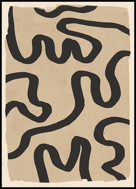 Abstract Line Art 173 Plakat