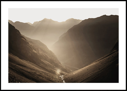 Valley of Calm at Sunrise Plakat