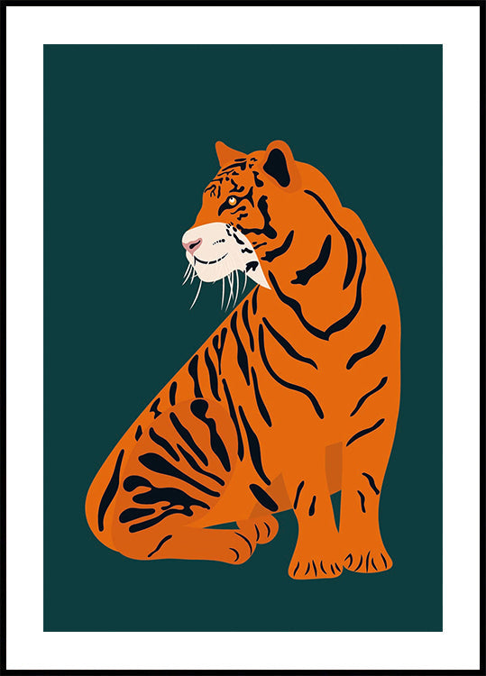Majestic Tiger Plakat