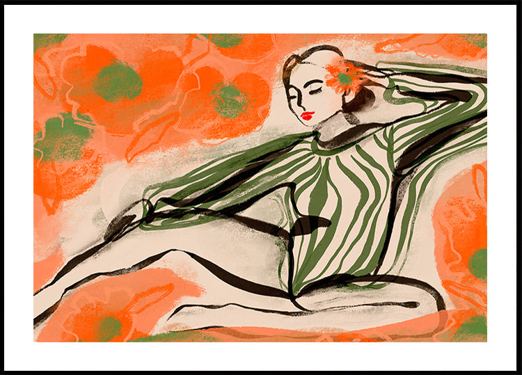 Floral Serenity Plakat