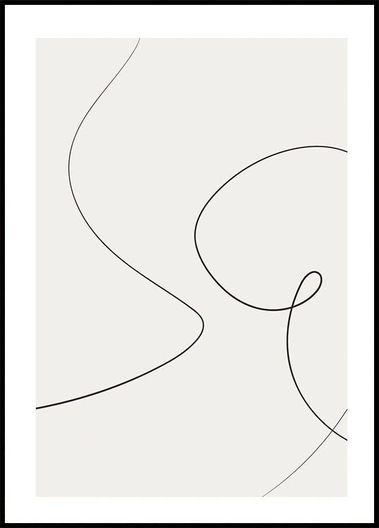 Shapes Line Art No. 2 Plakat - Posterbox.dk