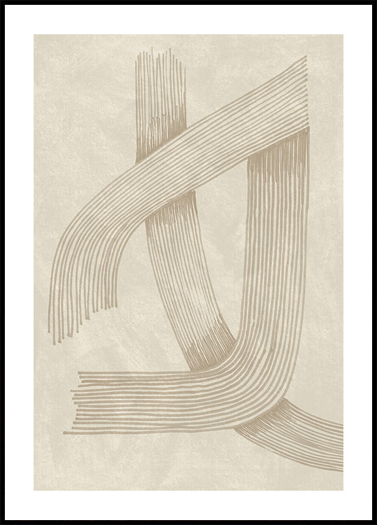 Abstract Sophisticated Line 01 Plakat